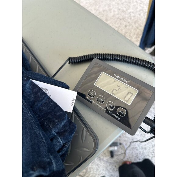 Old Navy High Rise OG Loose Denim Jeans Women 22 Blue Secret Smooth Pockets NEW - Picture 9 of 11